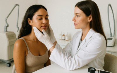 Laser Acroma e peelings combinados contra manchas resistentes